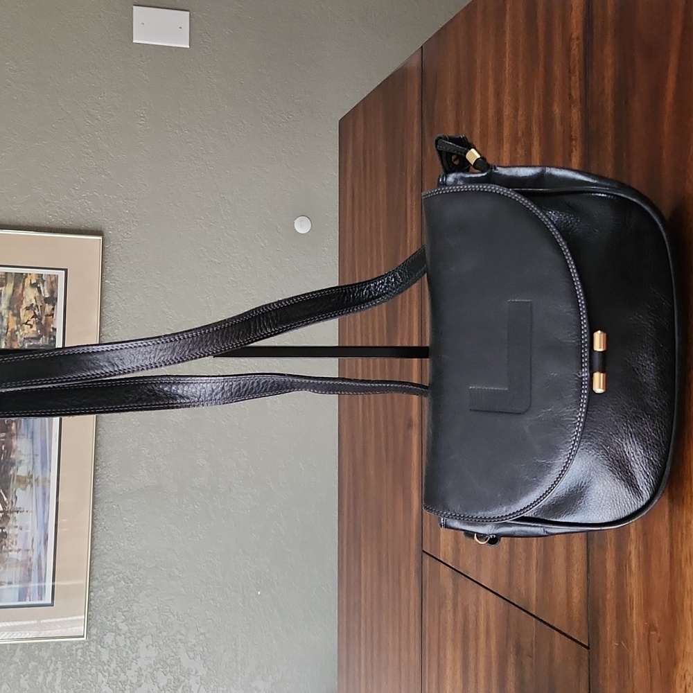 Lancel Paris Leather Crossbody Bag